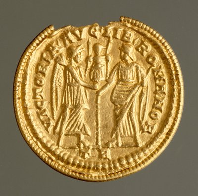 Solidus de Magnentius, trouvé à Kirchberg, c.350-353 - Roman Roman